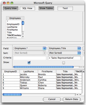 Filter SQL query