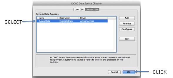 Select Data Source