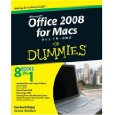 Cover for Microsoft Office 2008 all-in-one desk reference for dummies